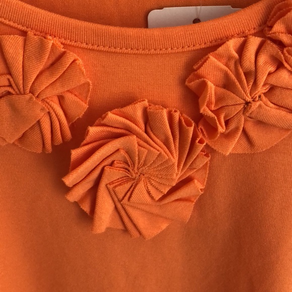 Additions by Chicos Orange Top Sz Medium - Picture 4 of 8